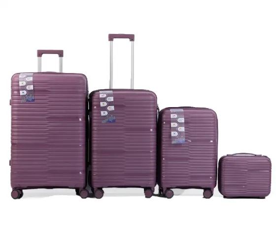 Ჩემოდნების კომპლექტი ოთხეული purple 30 / 20 / 10 / 4 კგ. 10889A-5 თბილისი