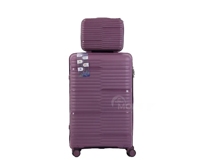 Ჩემოდნების კომპლექტი სილიკონის purple 75x45x30 სმ, 30კგ 24x30x15 სმ, 4 კგ. 10889A-5 თბილისი - photo 2