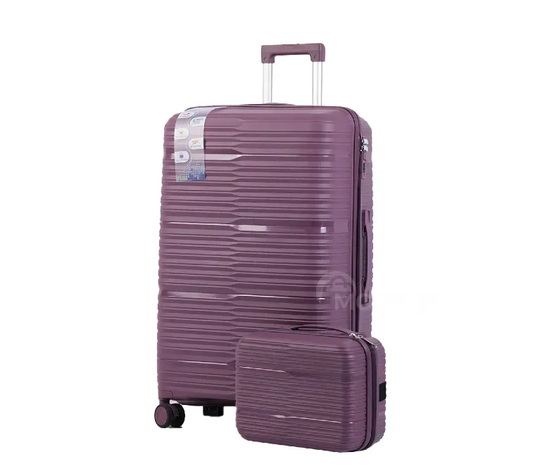 Ჩემოდნების კომპლექტი სილიკონის purple 75x45x30 სმ, 30კგ 24x30x15 სმ, 4 კგ. 10889A-5 თბილისი - photo 1