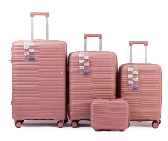 Ჩემოდნების კომპლექტი ოთხეული rose gold 30 / 20 / 10 / 4 კგ, 10889A-5 თბილისი