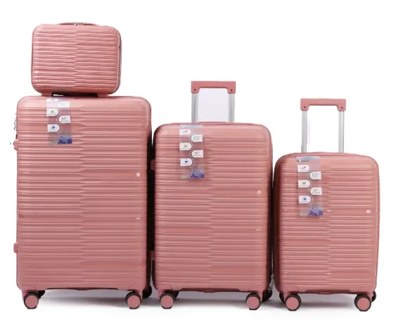 Ჩემოდნების კომპლექტი ოთხეული rose gold 30 / 20 / 10 / 4 კგ, 10889A-5 თბილისი