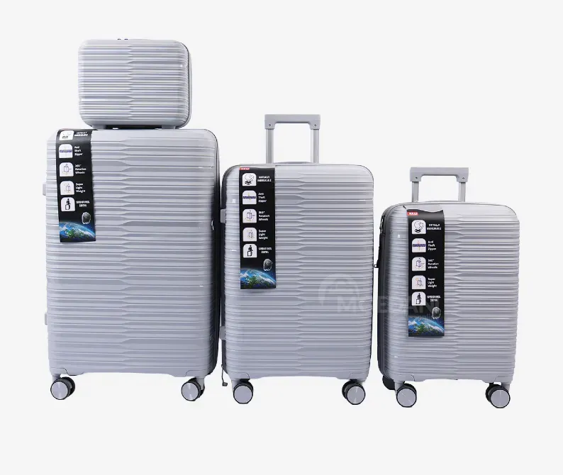 Ჩემოდნების კომპლექტი ოთხეული silver 30 / 20 / 10 / 4 კგ 10889A-5 თბილისი - photo 1