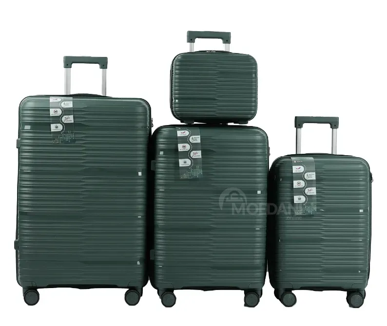 Ჩემოდნების კომპლექტი ოთხეული D. Green 30 / 20 / 10 / 4 კგ. 10889A-5 თბილისი - photo 1