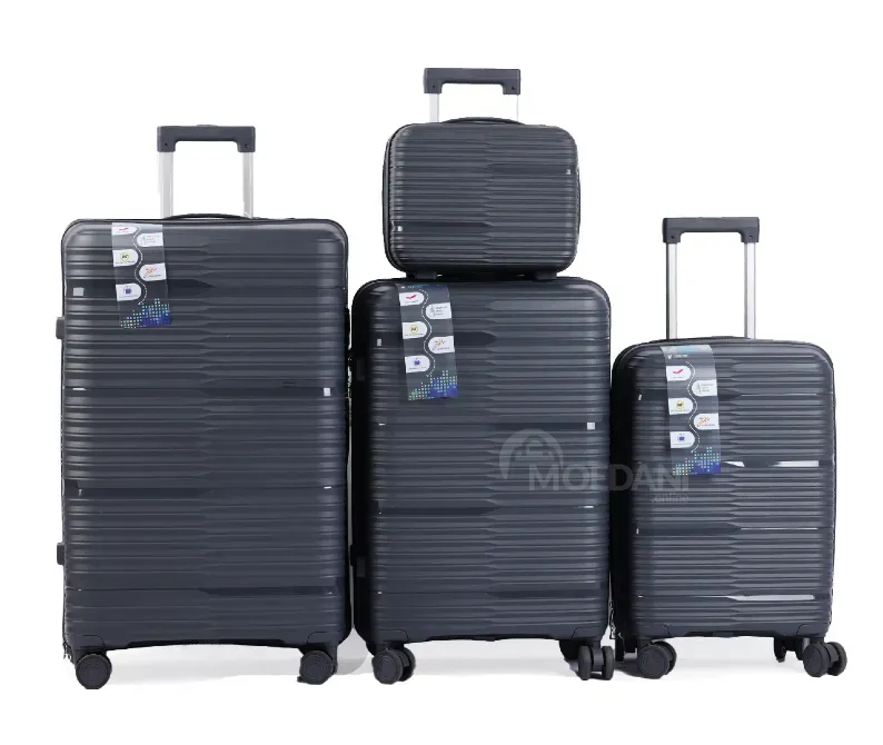 Ჩემოდნების კომპლექტი ოთხეული dark grey 30 / 20 / 10 / 4 კგ. 10889A-5 თბილისი - photo 1