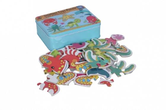 Ფაზლები მეტალის შესანახით 44 დეტალიანი ''წყლის ბინადრები'' თბილისი