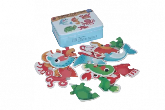 Ფაზლები მეტალის შესანახით 22 დეტალიანი ''წყლის ბინადრები'' თბილისი