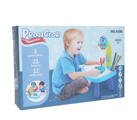 Მანათობელი სახატავი მაგიდა Projector Painting Blue თბილისი