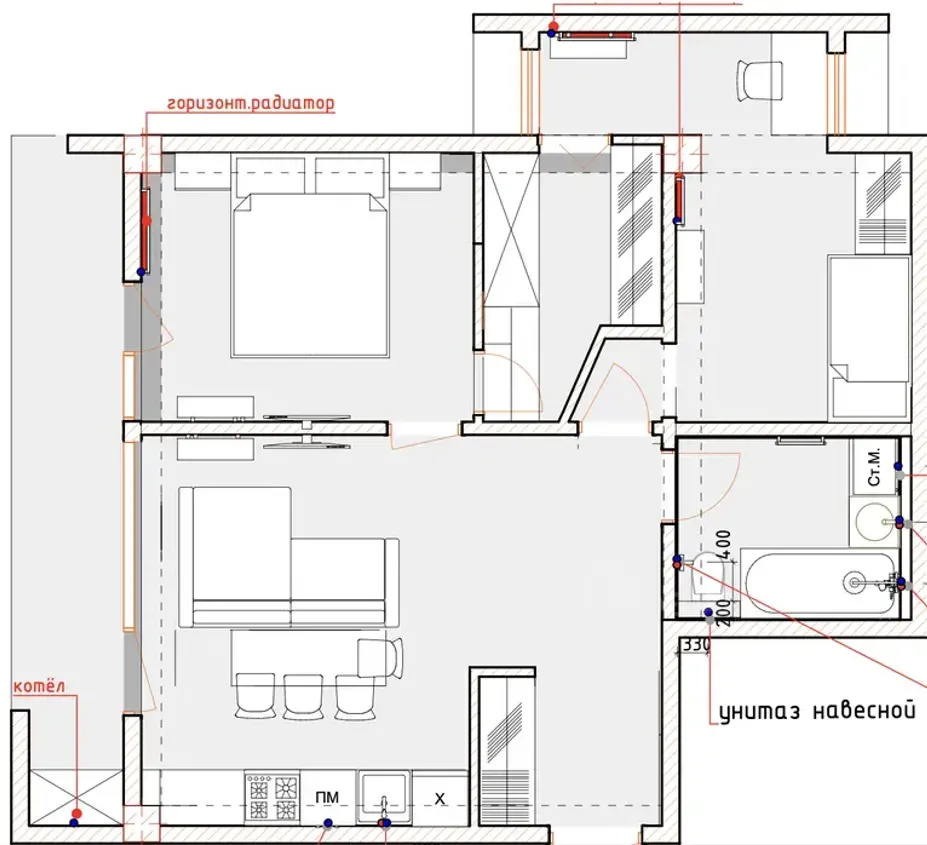 იყიდება 2 ოთახიანი ბინას 72მ² 3/5 სართ რუსთავი - photo 3