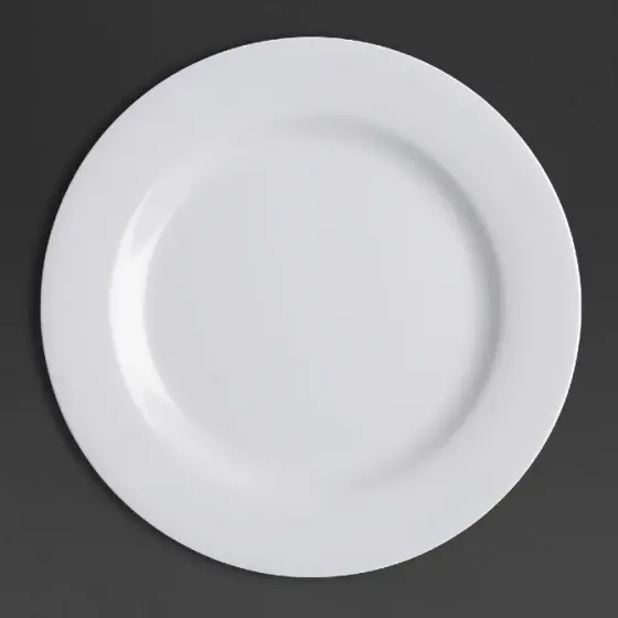 Თეფში კერამიკის თეთრი Bone 23 სმ თბილისი