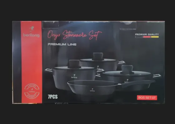 Ქვაბების ნაკრები Berllong Onyx Series BOS-SET 07 თბილისი