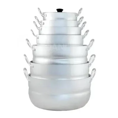 Ალუმინის ქვაბების ნაკრები 7 ცალი თბილისი - photo 1