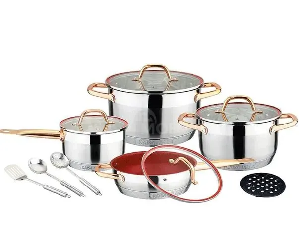 Ქვაბების ნაკრები Kaisa Villa KV-6636 შედგება მრავალმხრივი კომპონენტებისგან თბილისი - photo 1