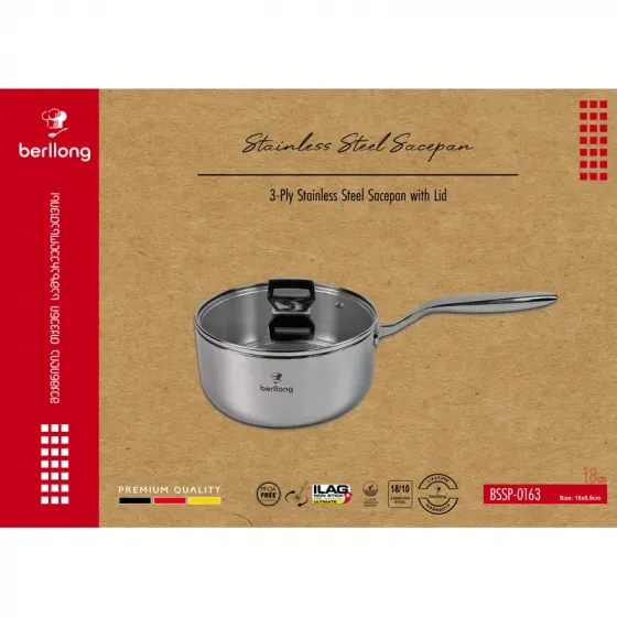 Ქვაბი Berllong შექმნილია სახლისა და ბაღის მოდერნული სამზარეულოებისათვის თბილისი