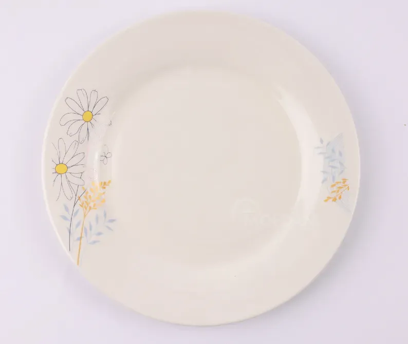 Თეფში კერამიკის გვირილის დეკორით 23სმ თბილისი - photo 1