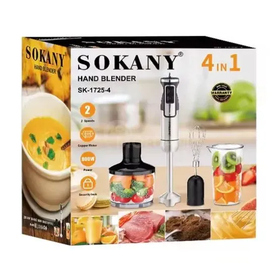 Მრავალფუნქციური ბლენდერი Sokany SK-1725-4 თბილისი - photo 1