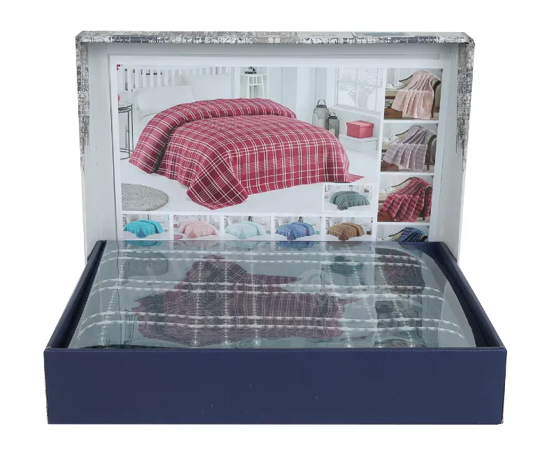 Საზაფხულო პლედი - გადასაფარებელი Philippus ერთსაწოლიანი მუქი მწვანე თბილისი - photo 1