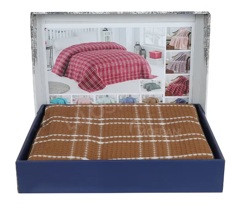 Საზაფხულო პლედი - გადასაფარებელი Philippus ერთსაწოლიანი ყავისფერი თბილისი - photo 1