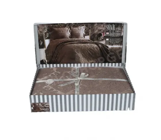 Ლოგინის გადასაფარებელი Şönil Venüs ორსაწოლიანი 240 x 260 სმ ყავისფერი თბილისი