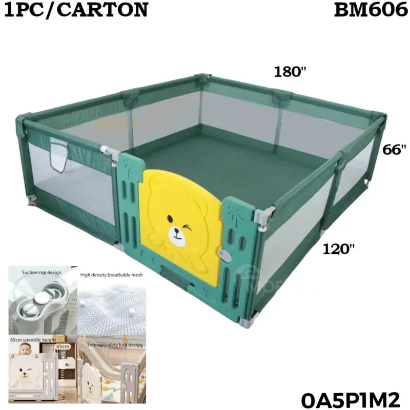 Children's playpen YBL-1820M(1280) Green Tbilisi - photo 2