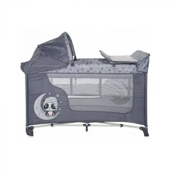 Საწოლ-მანეჟი Lorelli Moonlight 2 Plus Dark Grey თბილისი