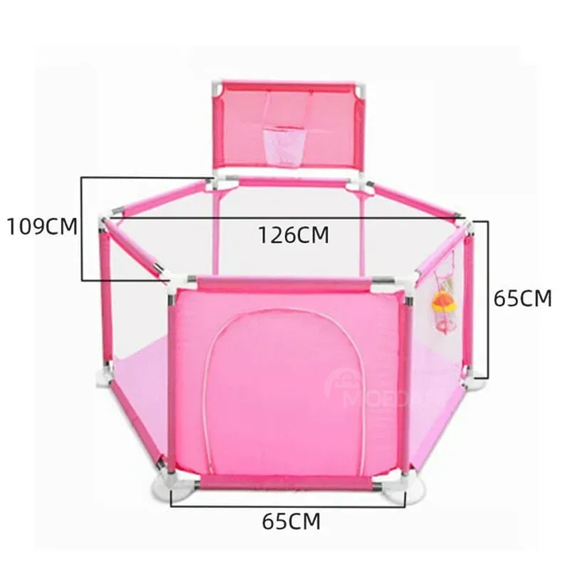 Სათამაშო მანეჟი L-128Pink თბილისი - photo 2