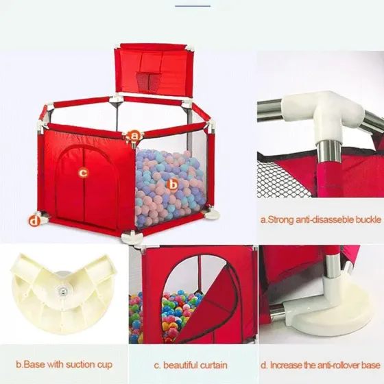 Სათამაშო მანეჟი L-128Red თბილისი