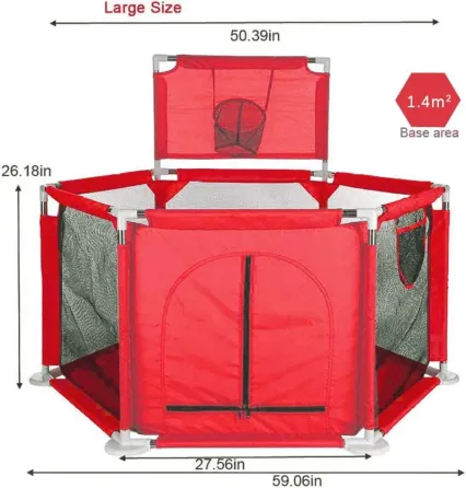 Სათამაშო მანეჟი L-128Red თბილისი