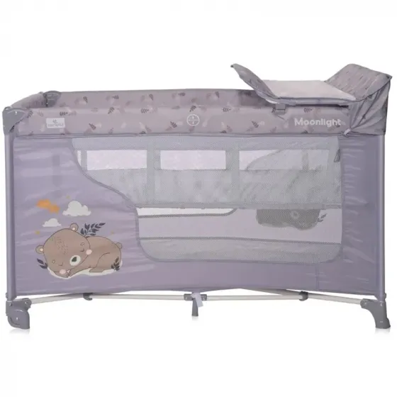 Საწოლ-მანეჟი Lorelli Moonlight 2 Layers (ნაცრისფერი) თბილისი