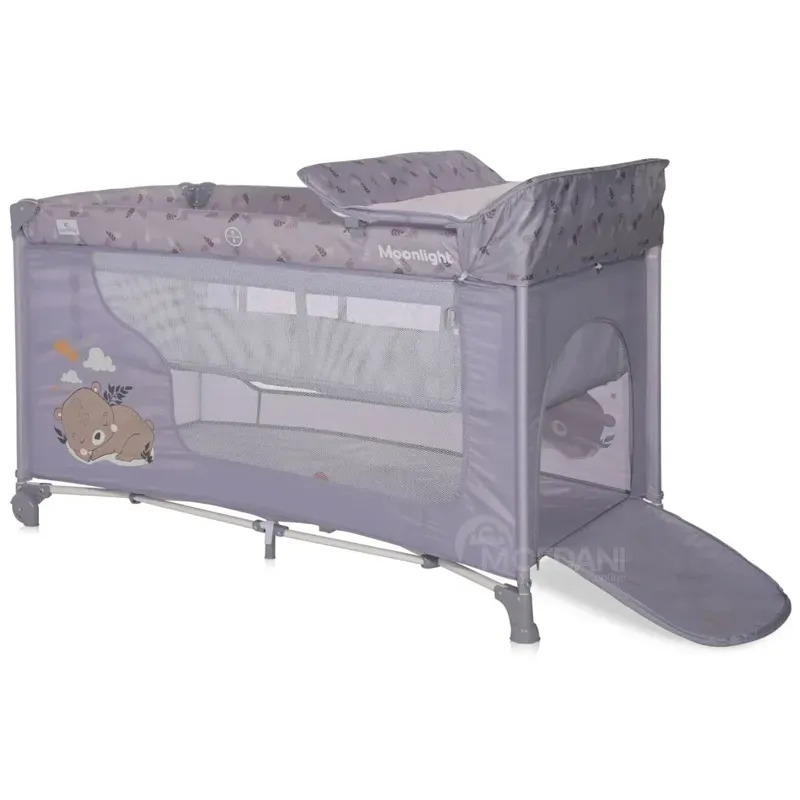 Საწოლ-მანეჟი Lorelli Moonlight 2 Layers (ნაცრისფერი) თბილისი - photo 2