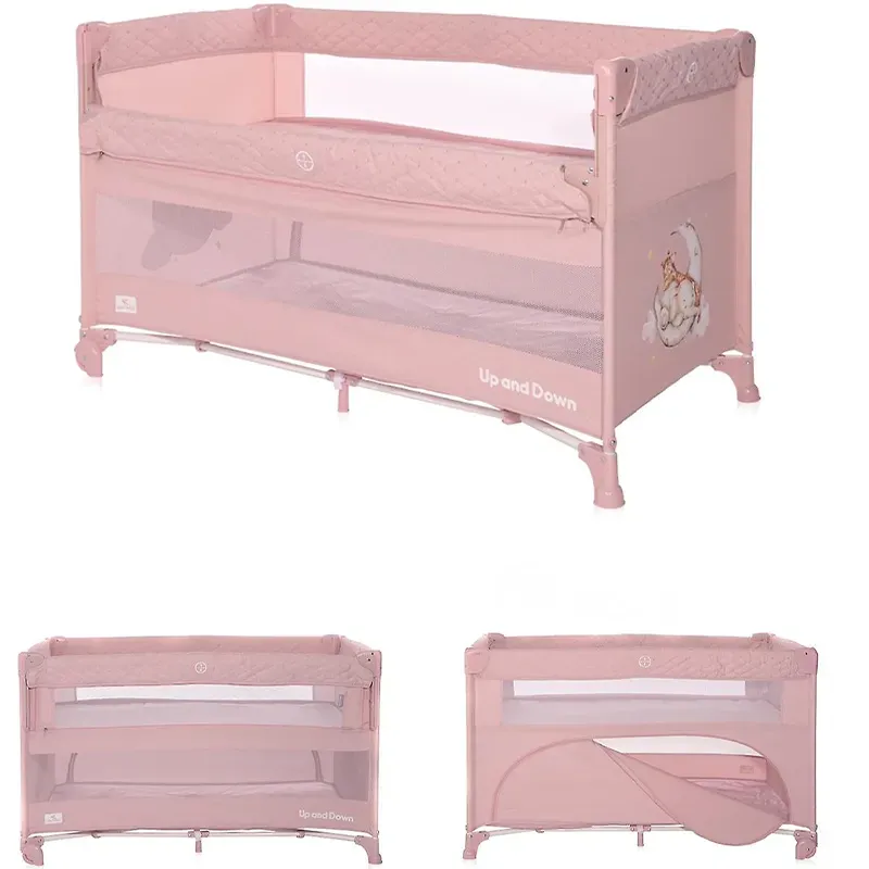 Საბავშვო საწოლ-მანეჟი Lorelli UP AND Down Pink თბილისი - photo 5