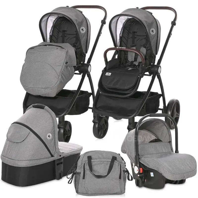 Საბავშვო ეტლის კომპლექტი 3-1-ში Lorelli Infinity (ნაცრისფერი) თბილისი - photo 1