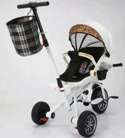 Საბავშვო ეტლი + ველოსიპედი 2 - 1-ში 968W White თბილისი