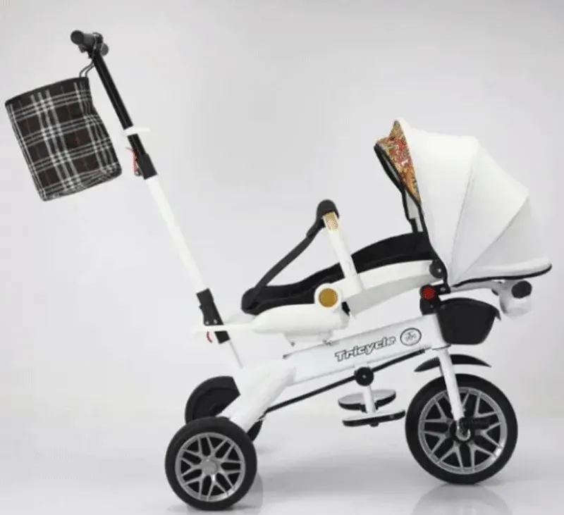 Საბავშვო ეტლი + ველოსიპედი 2 - 1-ში 968W White თბილისი - photo 1