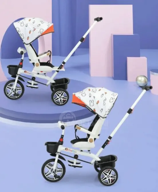 Საბავშვო ეტლი + ველოსიპედი 2 - 1-ში 968W White თბილისი - photo 2