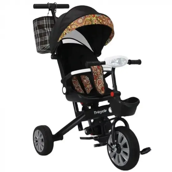 Საბავშვო ეტლი + ველოსიპედი 2 - 1-ში 968B Black თბილისი