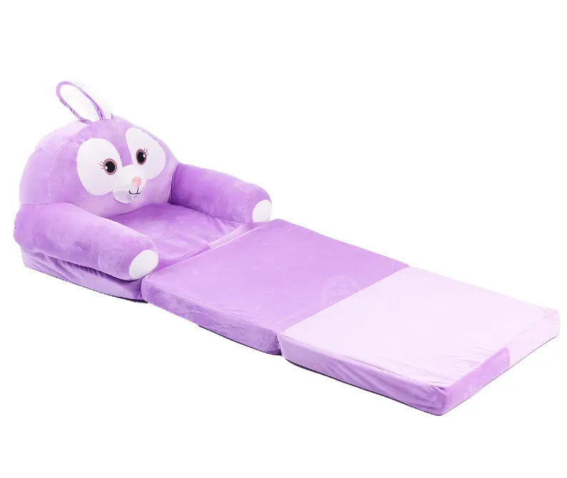 Რბილი საბავშვო გასაშლელი სავარძელი იასამნისფერი "Lovely Bunny" თბილისი - photo 2