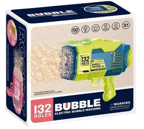 Ბუშტების თოფი Bazooka Bubble Bluster თბილისი