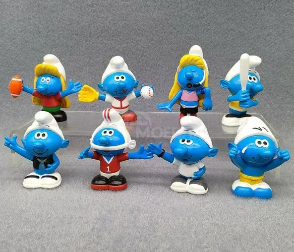 Სმურფების ფიგურები 8 ცალი Smurfs თბილისი - photo 1