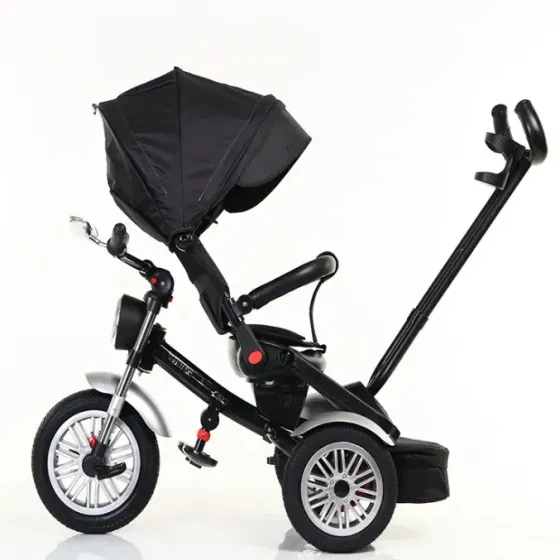 Საბავშვო სამთვალა სასეირნო ველოეტლი 6189V-Black თბილისი