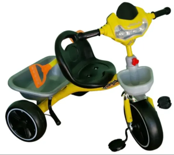 Სამთვლიანი ყვითელი ველოსიპედი 606Y თბილისი