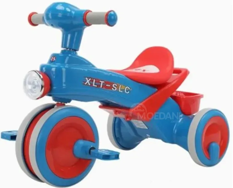 Სამთვლიანი ცისფერი ფერის ველოსიპედი 5118V-RED თბილისი - photo 1