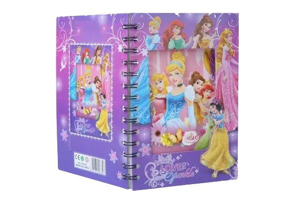 Ბლოკნოტი ცალხაზიანი 54 ფურცელი Disney Princess Cindarella 3D ყდით თბილისი - photo 2