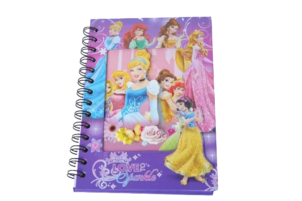 Ბლოკნოტი ცალხაზიანი 54 ფურცელი Disney Princess Cindarella 3D ყდით თბილისი - photo 1