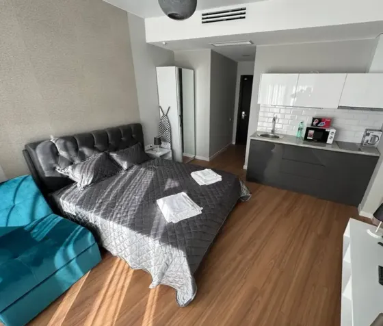 ქირავდება 1 ოთახიანი ბინა 30მ² 8/16 სართ ბათუმი