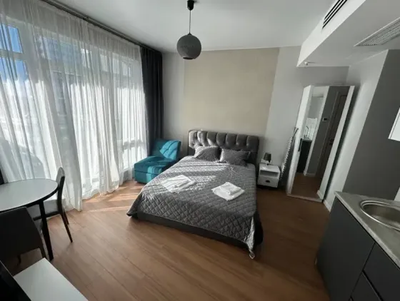 ქირავდება 1 ოთახიანი ბინა 30მ² 8/16 სართ ბათუმი