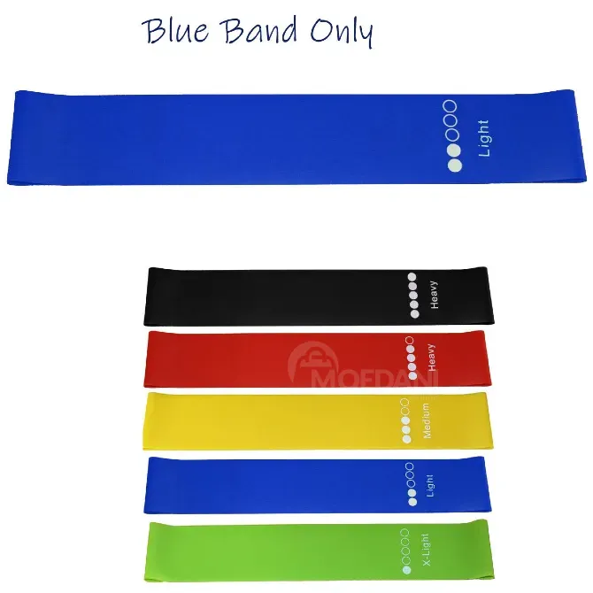 Სავარჯიშო რეზინა ლურჯი 1 ცალი Resistance Band Light თბილისი - photo 1