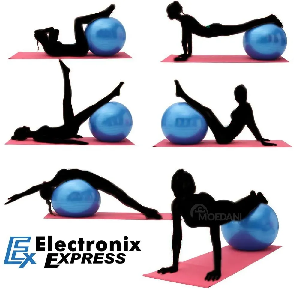 Ფიტნეს ბურთი 85სმ ლურჯი თბილისი - photo 2