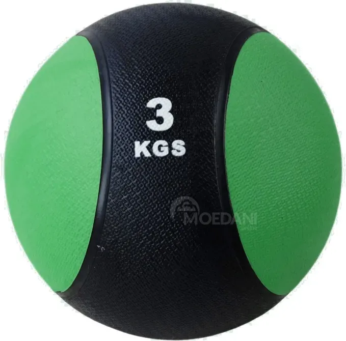 Სავარჯიშო მძიმე ბურთი 3 კგ მწვანე თბილისი - photo 1