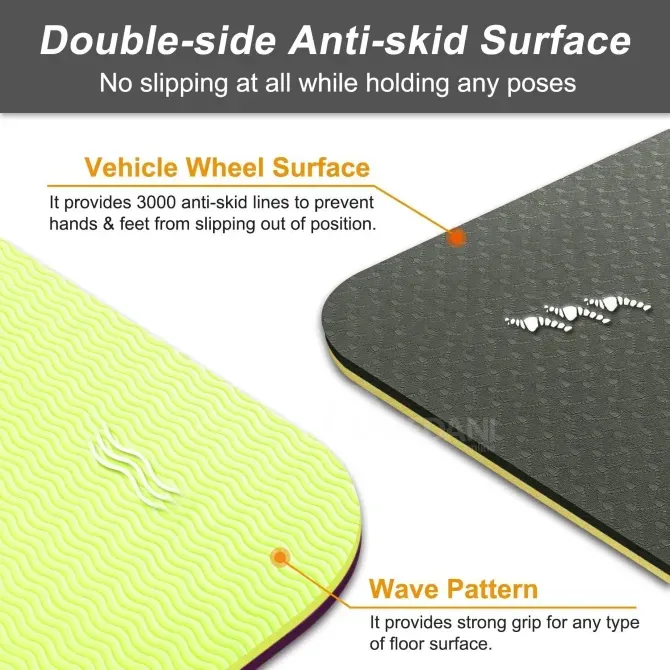 Სავარჯიშო დასაფენი მწვანე ფერის (პარალონი) 183 x 61 x 08 სმ Eco Friendly თბილისი - photo 3