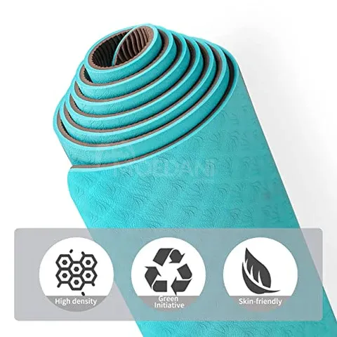 Სავარჯიშო დასაფენი (პარალონი) 183 x 61 x 06 სმ Eco Friendly ფირუზისფერი თბილისი - photo 4